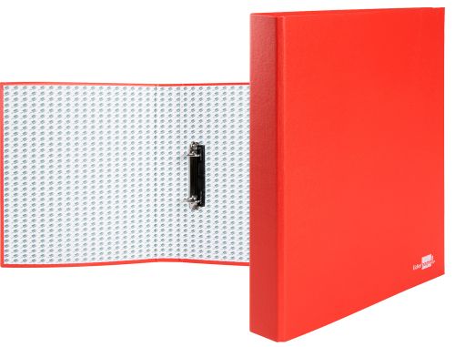 Capa liderpapel de aneis paper coat forro pvc 2 aneis 25 mm vermelho , Liderpapel , 25303 , 8423473253032